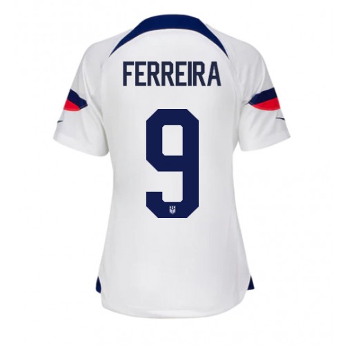 Fotballdrakt Dame forente stater Jesus Ferreira #9 Hjemmedrakt VM 2022 Kortermet